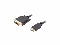 Lanberg CA-HDDV-10CC-0030-BK video cable adapter 3 m HDMI Type A (Standard) DVI-D must