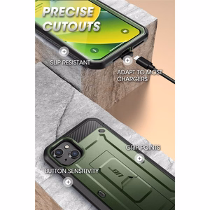 Supcase Unicorn Beetle Pro iPhone 14 Plus Ümbris - roheline