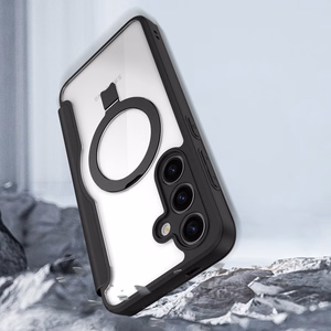 Dux Ducis Skin X Pro ümbris with magnetic ring / stand jaoks Samsung S24 - must
