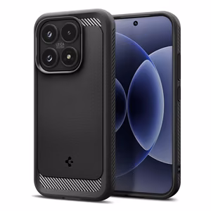 Spigen Rugged Armor ümbris Xiaomi 17-le - must