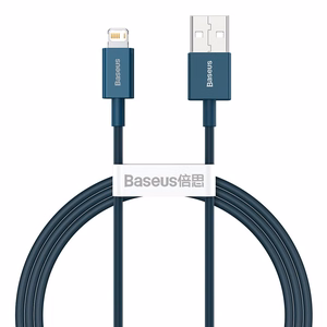 Baseus cable Superior USB - Lightning 1,0 m 2,4A sinine