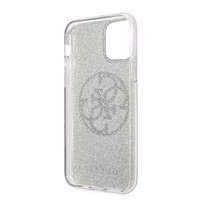 Guess GUHCN58PCUGLKA iPhone 11 Pro khaki värvi kõva ümbris 4G Circle Glitter