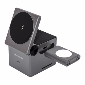 Choetech T632-F 3-in-1 15W inductive laadija (must)