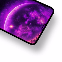 Karastatud klaas 9D iPhone 12 / 12 Pro 6,1" must raam 10tk