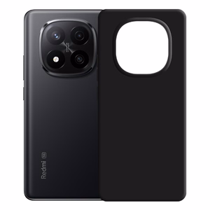 3mk Silicone Ümbris jaoks Xiaomi Redmi Note 14 Pro+ - must