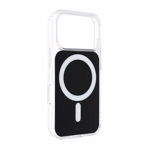 Case for iPhone 17 AIR Clear Fusion Mag Cover compatible with MagSafe black
