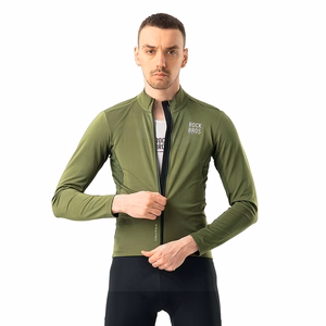 Rockbros TLWT001 ROAD TO SKY windproof insulated cycling jersey M - green