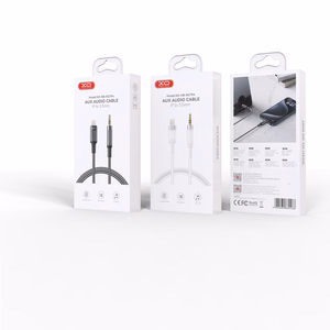 XO audiokaabel NB-R279A Lightning - pistikupesa 3,5mm 1,0m must