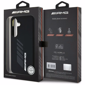 AMG Oversize Rhombs MagSafe Ümbris jaoks Samsung Galaxy S25 - must