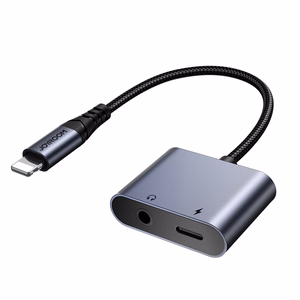 2-in-1 Audio adapter Joyroom SY-L01 Lightning to 3.5mm + Lightning (must)