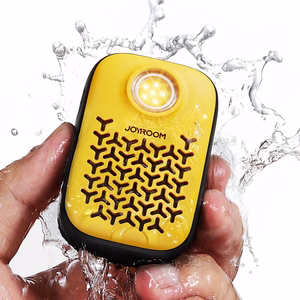 Joyroom Maya JR-MS03 portable Bluetooth speaker with built-in flashlight, resistant - kollane