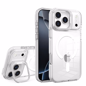 LENS MAG COVER Ümbris ühilduv koos MagSafe jaoks IPHONE 15 PRO MAX valge