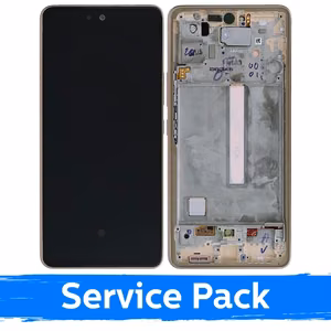 LCD Ekraan Ühildub Samsung A536 A53 5G Koos Frame / Peach / (Service Pack)