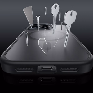 Benks Magnetic Mist Ümbris Metal Frame jaoks Iphone 16 titanium