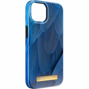 Чехол для iPhone 15 PRO MAX Forcell F-Protect Mirage совместим с MagSafe синяя птица