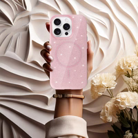 Magsafe Slim Shiny jaoks Iphone 15 Pro Max light roosa