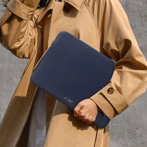 Tech-Protect Fleece Laptop Bag 13-14" - sinine