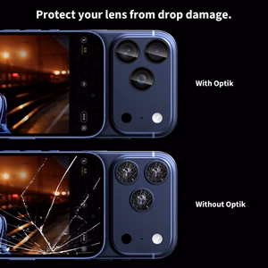 Tech-Protect Camring Fit+ защита камеры для iPhone 14 Pro / Max / 15 Pro / Max / 16 Pro / Max / 17 Pro / Max - чёрный