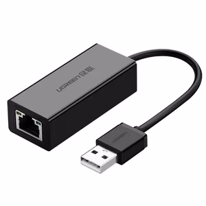 Ugreen väline võrgukaart RJ45 - USB 2.0 100 Mbps Ethernet must (CR110 20254)