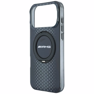 Mercedes AMG IML Double Layer Urban Line ümbris seadmele iPhone 18 Pro Max / 17 Pro Max, rõngastoega, MagSafe-ühilduv – must