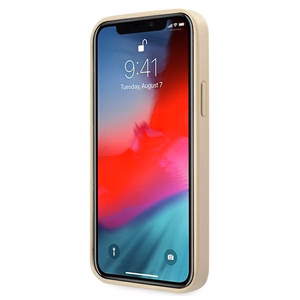 Guess GUHCP12MRSAVSLG iPhone 12/12 Pro 6.1" kuldne/kuldne kõvakott Saffiano Vintage Script