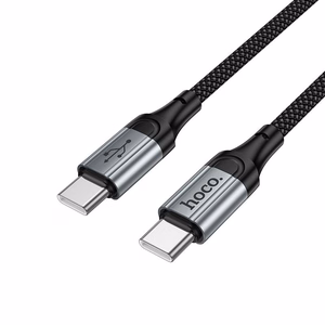 Кабель USB C to C Hoco PD 3A 1,5 m X121 черный