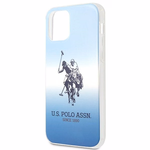 US Polo USHCP12MPCDGBL Gradient Collection ümbris seadmele iPhone 12 / 12 Pro 6.1", sinine