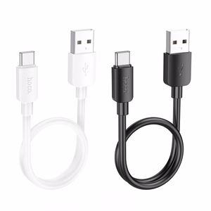 Кабель USB A - USB C Hoco PD 2,4A 27W 0,25 m X96 чёрный