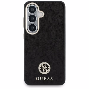 Guess ümbris Rhinestone Round Logo MagSafe Samsung Galaxy S26 Plus must