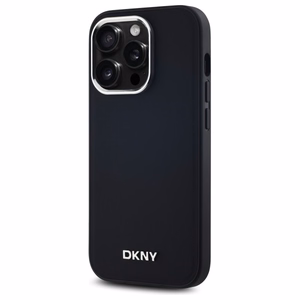 DKNY Plain Logo MagSafe iPhone 14 Pro Ümbris - Must