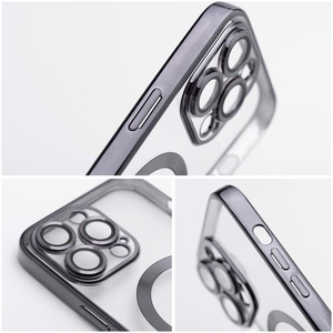 Ümbris iPhone 13-le, Electro Mag Cover, ühildub MagSafe'iga, must