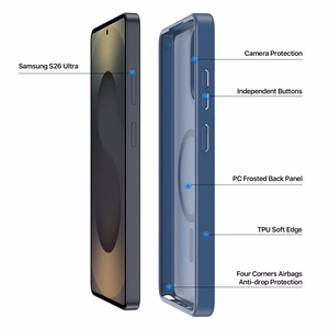 Case Dux Ducis Yind MagSafe Samsung S948 S26 Ultra dark blue