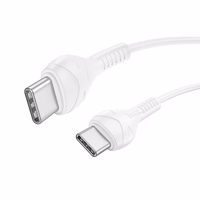 Kaabel USB C to USB C Hoco PD 60W 1 m X37 valge