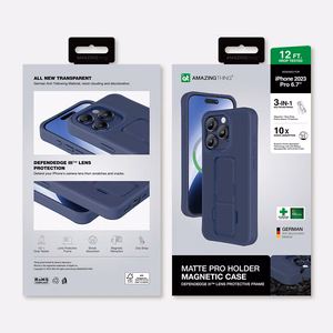 Amazing Thing Matte Pro Mag Чехол 12FT IP156.7PMPBU для Iphone 15 Pro Max тёмно-синий