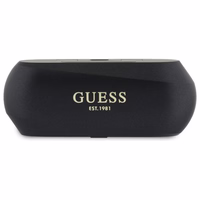 Guess Elongated Metallic Printed Logo Bluetooth TWS Kõrvaklapid + Docking Station - Must