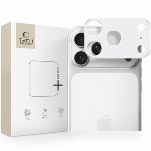 Tech-Protect Camalloy Fit+ Camera Cover for iPhone 17 Pro Max - Silver