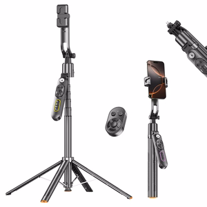 Blavec Selfie Stick Aluminium Move AI trcker Q-01 Auto pop tripod + remote control 1,80 metres with face tracking (SSAQ01-APTRB180) black