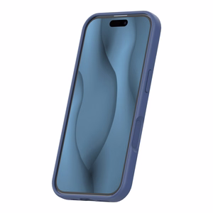 Силиконовый тонкий чехол Thin Mag для iPhone 17 6,3" тёмно-синий
