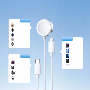 Магнитный зарядный кабель Joyroom S-IW008 3в1 USB-A - Lightning/USB-C 1.2м (белый)