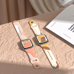 Silikoonist rihm Moro kellade käepael Apple Watch 38 / 40 / 41 mm jaoks - Muster 1