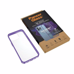 PanzerGlass ClearCase antibacterial Military Grade certified ümbris jaoks iPhone 13 Pro - läbipaistev lilla