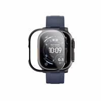 AmazingThing Radix Klaas Ekraanikaitse koos Ümbris jaoks Apple Kell UItra 3 49mm - must