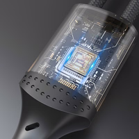 Dudao L3F 2in1 Kaabel 100W 1.2m 2 x USB-C - must