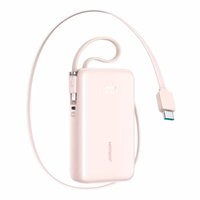 Akupank Joyroom "JR-PR2L" roosa 10000mAh (35W)