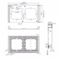 Raam jaoks lüliti M5 80 topelt 2-fold SONOFF M5-2C-80-FW (valge)