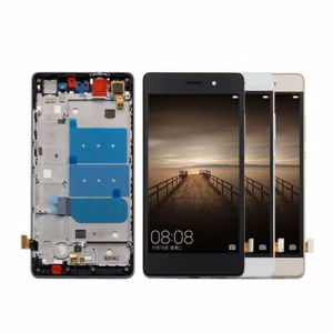 LCD ekraan ühilduv Huawei Ascend P8 raamiga valge HQ