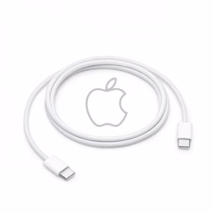 USB kaabel Apple Woven MQKJ3ZM/A valge 100cm Type-C / Type-C / 100% originaal / (A2795)