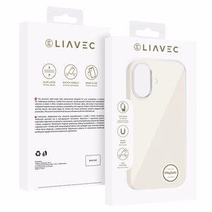 Liavec Silky ümbris metallist kaamera raamiga Iphone 17 jaoks beež