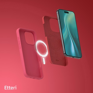 Etteri Silicone Mag ümbris iPhone 16 Pro Max 6,9" vaarikas
