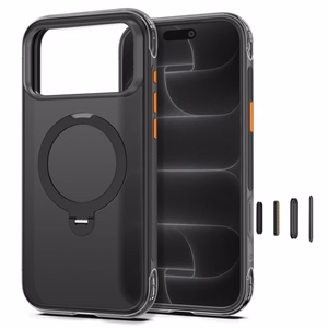 Tech-Protect MagAir Stand MagSafe CC  iPhone 18 Pro Max / 17 Pro Max ümbris, mattmust